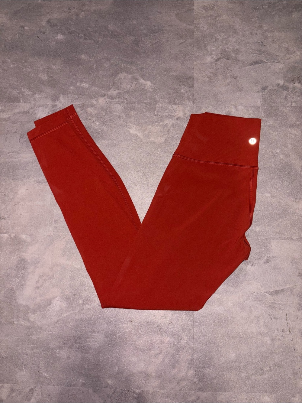 Lululemon Wunder Under Leggings Bonfire Burnt Orange